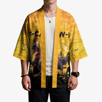 Personalized Funny Halloween Zombie Chicken Kimono F’Caw Scary Poultry - Wonder Print Shop
