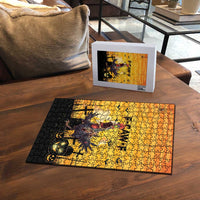 Funny Halloween Zombie Chicken Puzzle F’Caw Scary Poultry - Wonder Print Shop