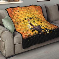 Funny Halloween Zombie Chicken Quilt F’Caw Scary Poultry - Wonder Print Shop