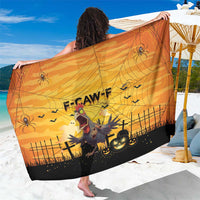 Funny Halloween Zombie Chicken Sarong F’Caw Scary Poultry - Wonder Print Shop