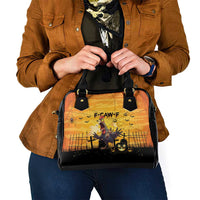 Funny Halloween Zombie Chicken Shoulder Handbag F’Caw Scary Poultry - Wonder Print Shop