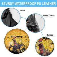 Funny Halloween Zombie Chicken Spare Tire Cover F’Caw Scary Poultry - Wonder Print Shop