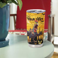 Personalized Funny Halloween Zombie Chicken Tumbler Cup F’Caw Scary Poultry - Wonder Print Shop