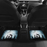 Personalized Funny Halloween F’Caw Raven Car Mats Black Bird Crow With Skulls - Wonder Print Shop