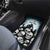 Personalized Funny Halloween F’Caw Raven Car Mats Black Bird Crow With Skulls - Wonder Print Shop