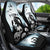 Funny Halloween F’Caw Raven Car Seat Cover Black Bird Crow With Skulls - Wonder Print Shop