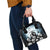 Funny Halloween F’Caw Raven Shoulder Handbag Black Bird Crow With Skulls - Wonder Print Shop