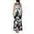 Personalized Funny Halloween F’Caw Raven Tank Maxi Dress Black Bird Crow With Skulls - Wonder Print Shop