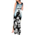 Personalized Funny Halloween F’Caw Raven Tank Maxi Dress Black Bird Crow With Skulls - Wonder Print Shop