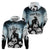 Personalized Funny Halloween F’Caw Raven Zip Hoodie Black Bird Crow With Skulls - Wonder Print Shop