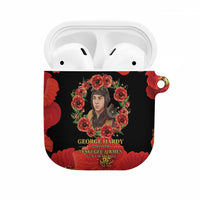 George Hardy Tuskegee Memorial AirPods Case Red Tail Pilots Legacy of Courage - Wonder Print Shop