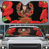 George Hardy Tuskegee Memorial Auto Sun Shade Red Tail Pilots Legacy of Courage - Wonder Print Shop
