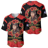 George Hardy Tuskegee Memorial Baseball Jersey Red Tail Pilots Legacy of Courage - Wonder Print Shop