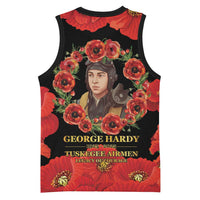 George Hardy Tuskegee Memorial Basketball Jersey Red Tail Pilots Legacy of Courage - Wonder Print Shop