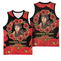 George Hardy Tuskegee Memorial Basketball Jersey Red Tail Pilots Legacy of Courage - Wonder Print Shop