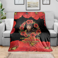 George Hardy Tuskegee Memorial Blanket Red Tail Pilots Legacy of Courage - Wonder Print Shop