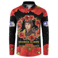 George Hardy Tuskegee Memorial Button Sweatshirt Red Tail Pilots Legacy of Courage - Wonder Print Shop