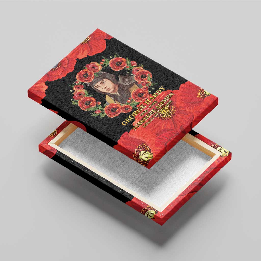 George Hardy Tuskegee Memorial Canvas Wall Art Red Tail Pilots Legacy of Courage - Wonder Print Shop