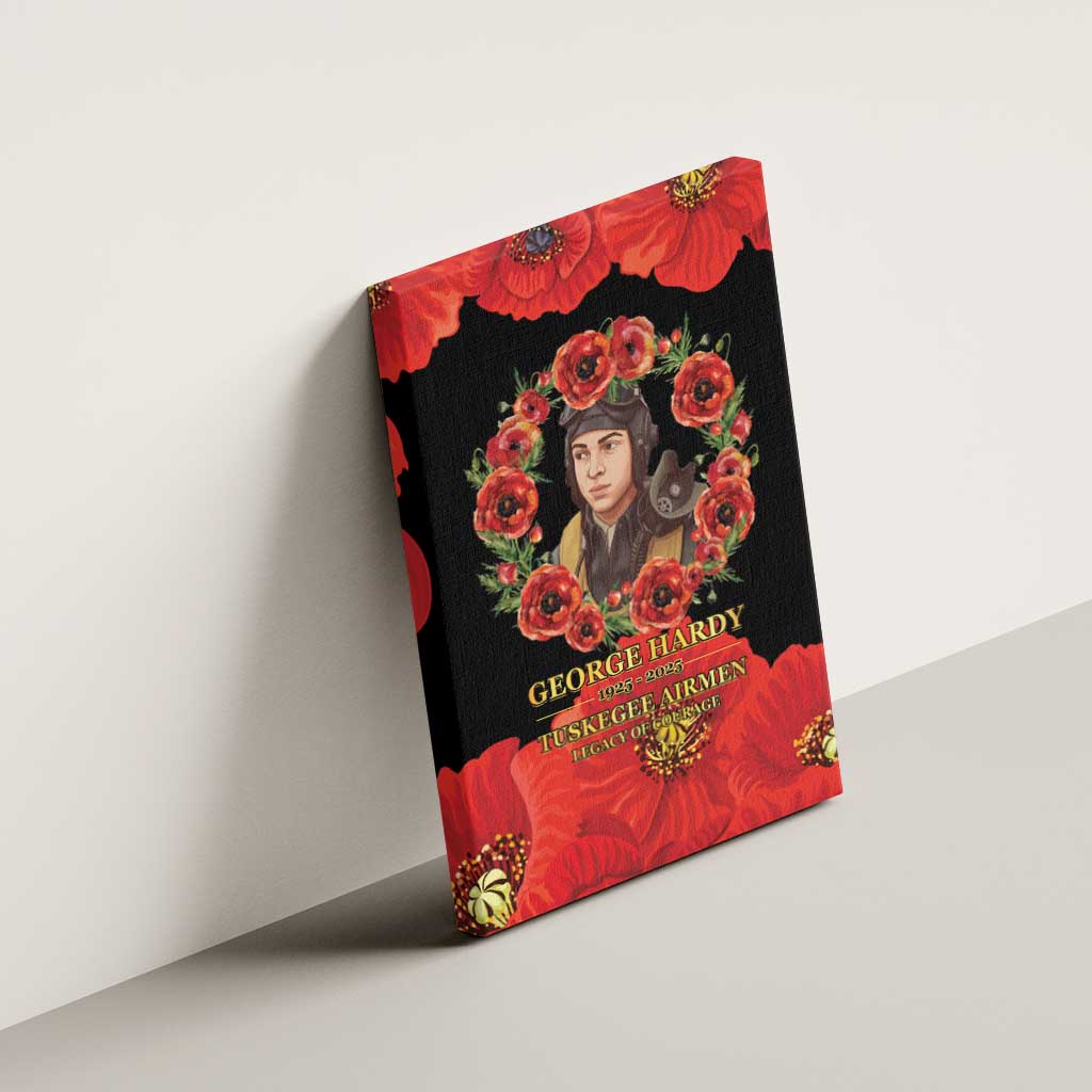 George Hardy Tuskegee Memorial Canvas Wall Art Red Tail Pilots Legacy of Courage - Wonder Print Shop