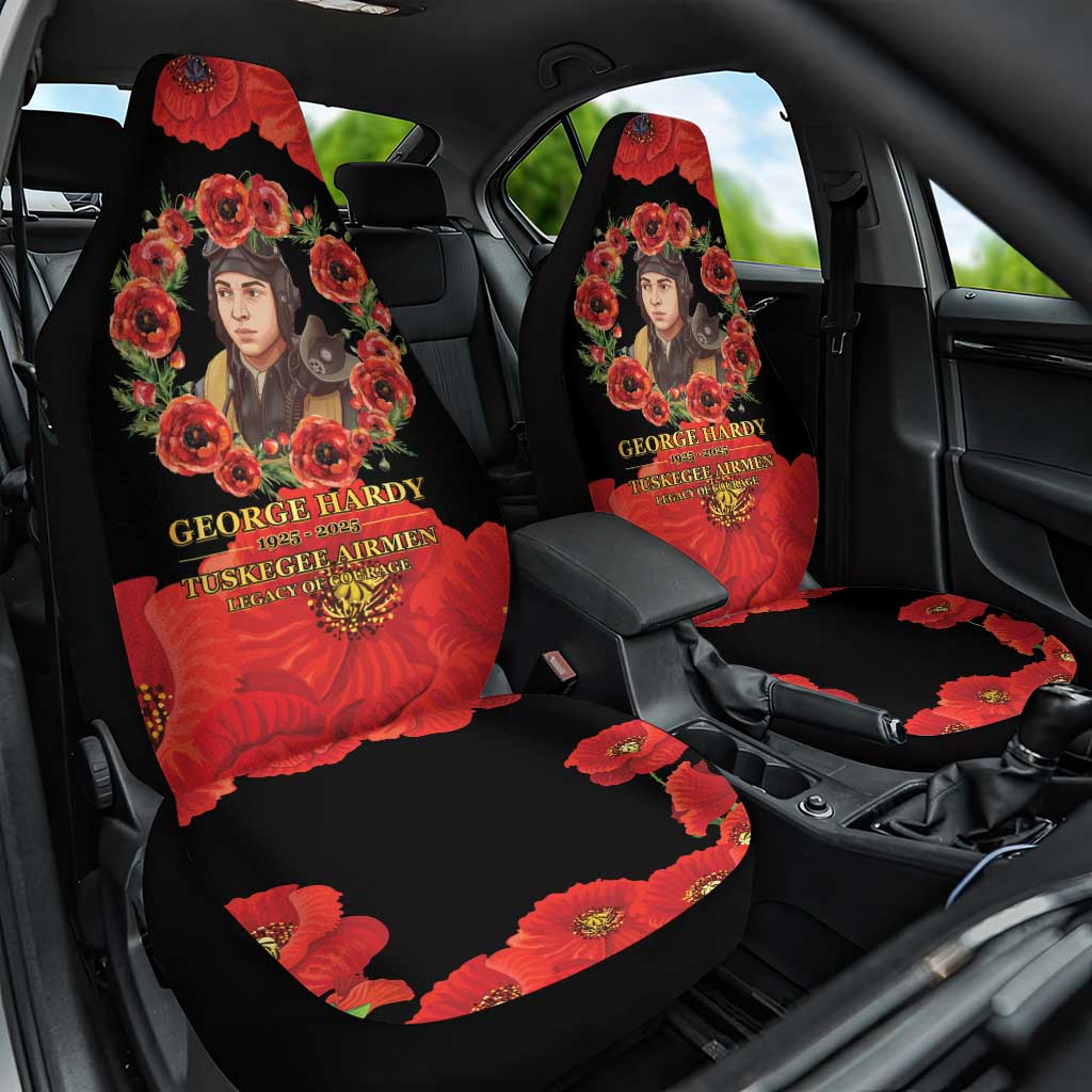 George Hardy Tuskegee Memorial Car Seat Cover Red Tail Pilots Legacy of Courage - Wonder Print Shop