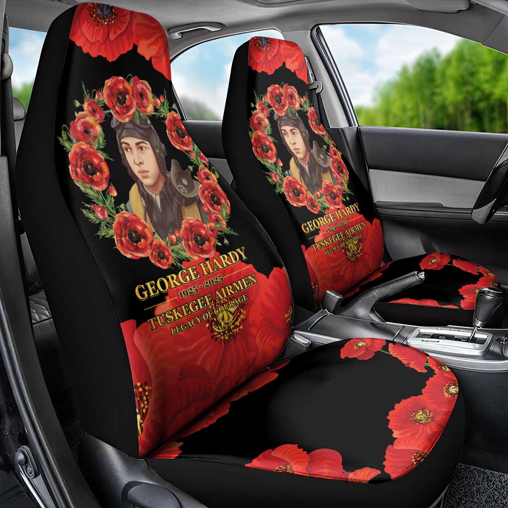 George Hardy Tuskegee Memorial Car Seat Cover Red Tail Pilots Legacy of Courage - Wonder Print Shop
