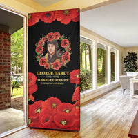 George Hardy Tuskegee Memorial Door Cover Red Tail Pilots Legacy of Courage - Wonder Print Shop