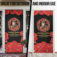 George Hardy Tuskegee Memorial Door Cover Red Tail Pilots Legacy of Courage - Wonder Print Shop