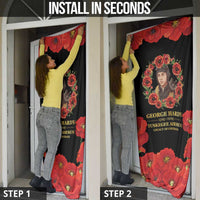 George Hardy Tuskegee Memorial Door Cover Red Tail Pilots Legacy of Courage - Wonder Print Shop