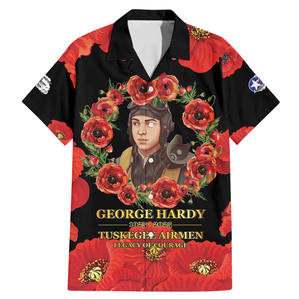George Hardy Tuskegee Memorial Family Matching Mermaid Dress and Hawaiian Shirt Red Tail Pilots Legacy of Courage - Wonder Print Shop