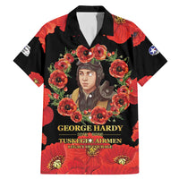 George Hardy Tuskegee Memorial Family Matching Mermaid Dress and Hawaiian Shirt Red Tail Pilots Legacy of Courage - Wonder Print Shop