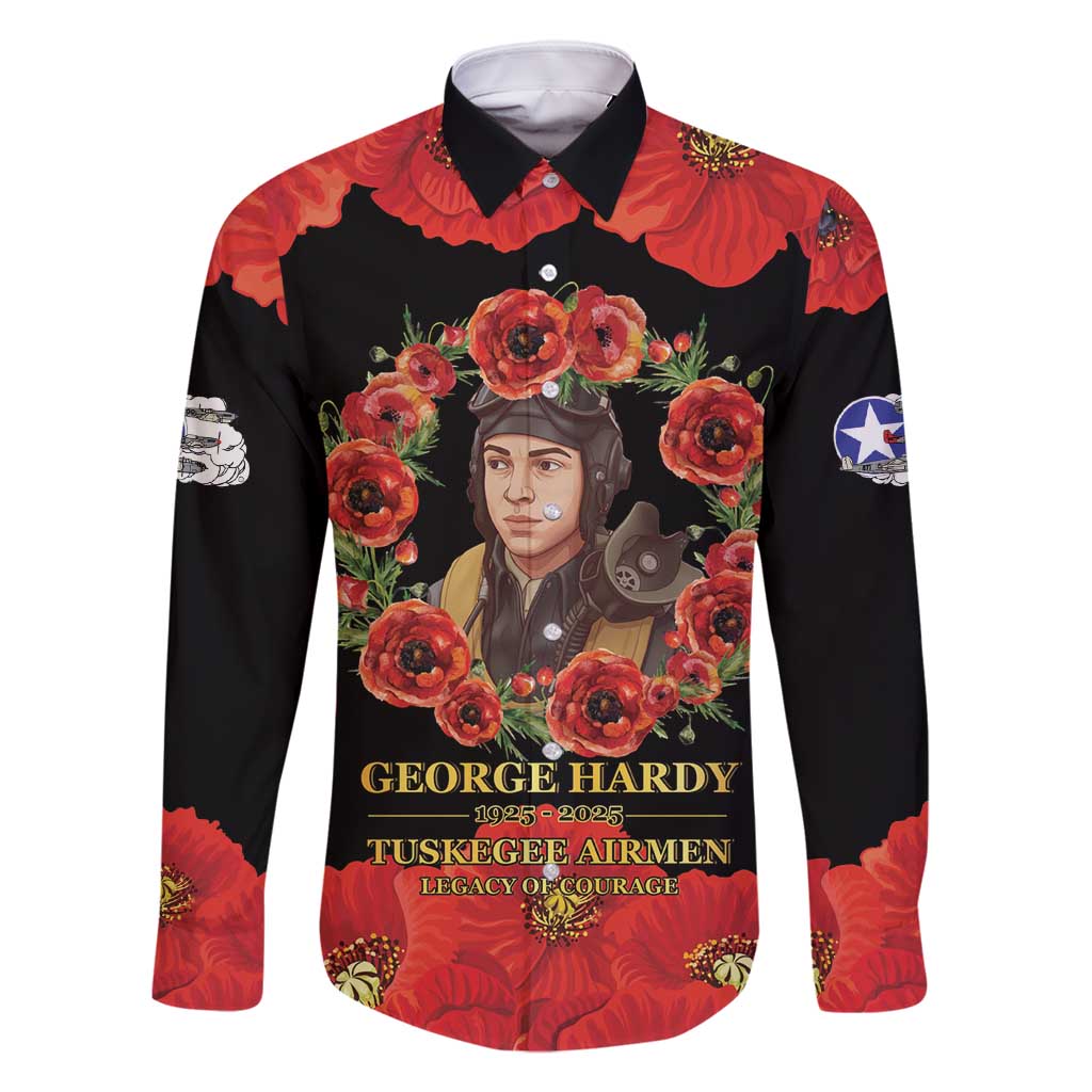 George Hardy Tuskegee Memorial Family Matching Mermaid Dress and Hawaiian Shirt Red Tail Pilots Legacy of Courage - Wonder Print Shop