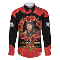 George Hardy Tuskegee Memorial Family Matching Mermaid Dress and Hawaiian Shirt Red Tail Pilots Legacy of Courage - Wonder Print Shop