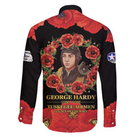 George Hardy Tuskegee Memorial Family Matching Mermaid Dress and Hawaiian Shirt Red Tail Pilots Legacy of Courage - Wonder Print Shop