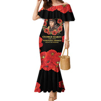George Hardy Tuskegee Memorial Family Matching Mermaid Dress and Hawaiian Shirt Red Tail Pilots Legacy of Courage - Wonder Print Shop