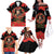 George Hardy Tuskegee Memorial Family Matching Off The Shoulder Long Sleeve Dress and Hawaiian Shirt Red Tail Pilots Legacy of Courage - Wonder Print Shop