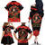 George Hardy Tuskegee Memorial Family Matching Off The Shoulder Long Sleeve Dress and Hawaiian Shirt Red Tail Pilots Legacy of Courage - Wonder Print Shop