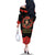 George Hardy Tuskegee Memorial Family Matching Off The Shoulder Long Sleeve Dress and Hawaiian Shirt Red Tail Pilots Legacy of Courage - Wonder Print Shop