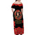 George Hardy Tuskegee Memorial Family Matching Off Shoulder Maxi Dress and Hawaiian Shirt Red Tail Pilots Legacy of Courage - Wonder Print Shop