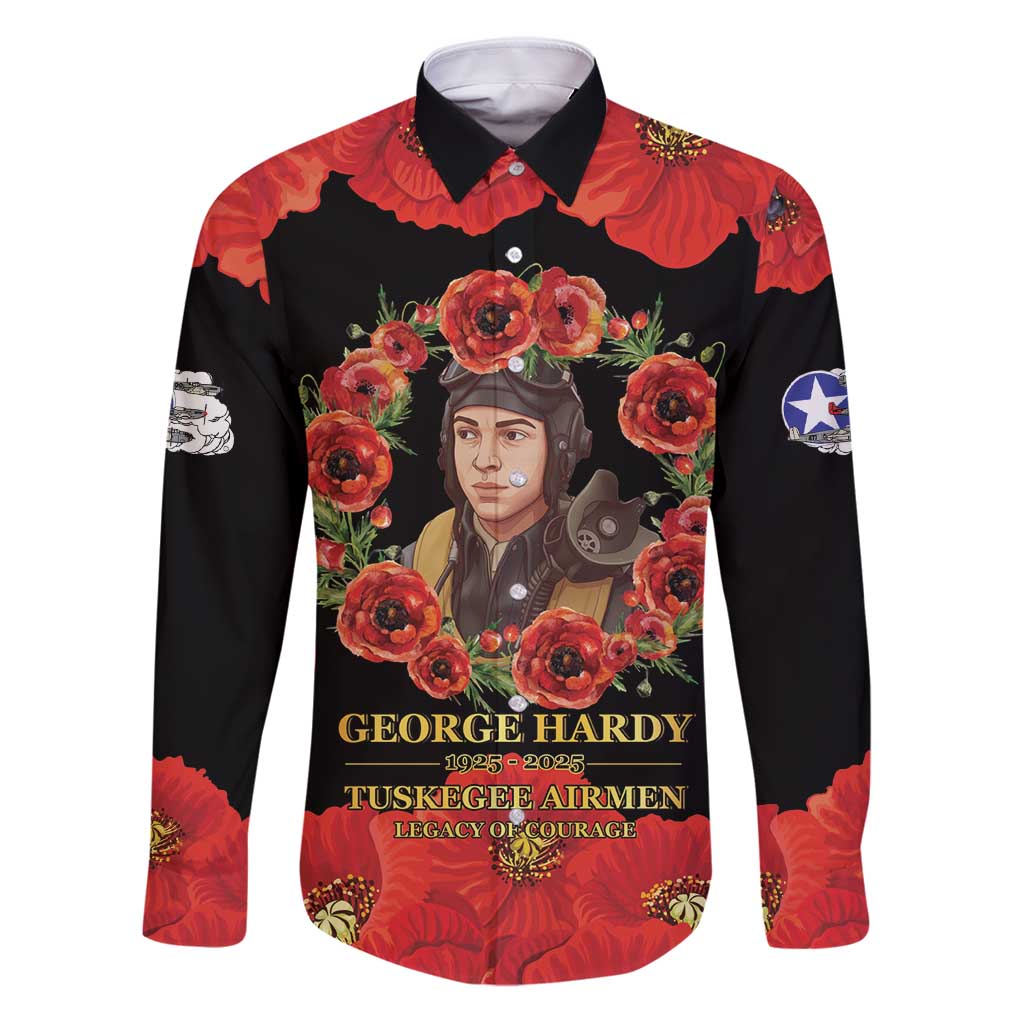 George Hardy Tuskegee Memorial Family Matching Puletasi and Hawaiian Shirt Red Tail Pilots Legacy of Courage - Wonder Print Shop