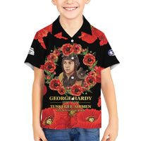 George Hardy Tuskegee Memorial Family Matching Short Sleeve Bodycon Dress and Hawaiian Shirt Red Tail Pilots Legacy of Courage - Wonder Print Shop