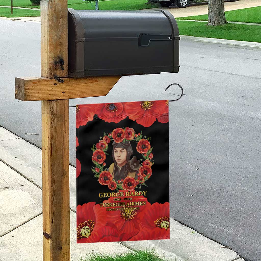 George Hardy Tuskegee Memorial Garden Flag Red Tail Pilots Legacy of Courage - Wonder Print Shop