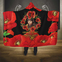 George Hardy Tuskegee Memorial Hooded Blanket Red Tail Pilots Legacy of Courage - Wonder Print Shop