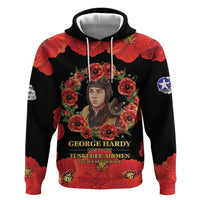 George Hardy Tuskegee Memorial Hoodie Red Tail Pilots Legacy of Courage - Wonder Print Shop