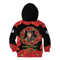 George Hardy Tuskegee Memorial Kid Hoodie Red Tail Pilots Legacy of Courage - Wonder Print Shop