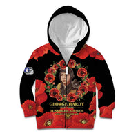 George Hardy Tuskegee Memorial Kid Hoodie Red Tail Pilots Legacy of Courage - Wonder Print Shop