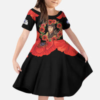 George Hardy Tuskegee Memorial Kid Short Sleeve Dress Red Tail Pilots Legacy of Courage - Wonder Print Shop