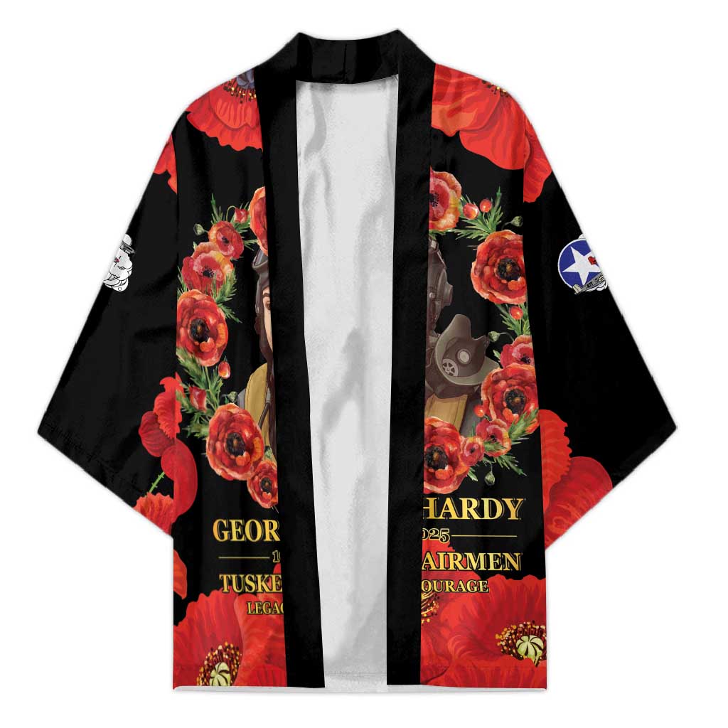 George Hardy Tuskegee Memorial Kimono Red Tail Pilots Legacy of Courage - Wonder Print Shop