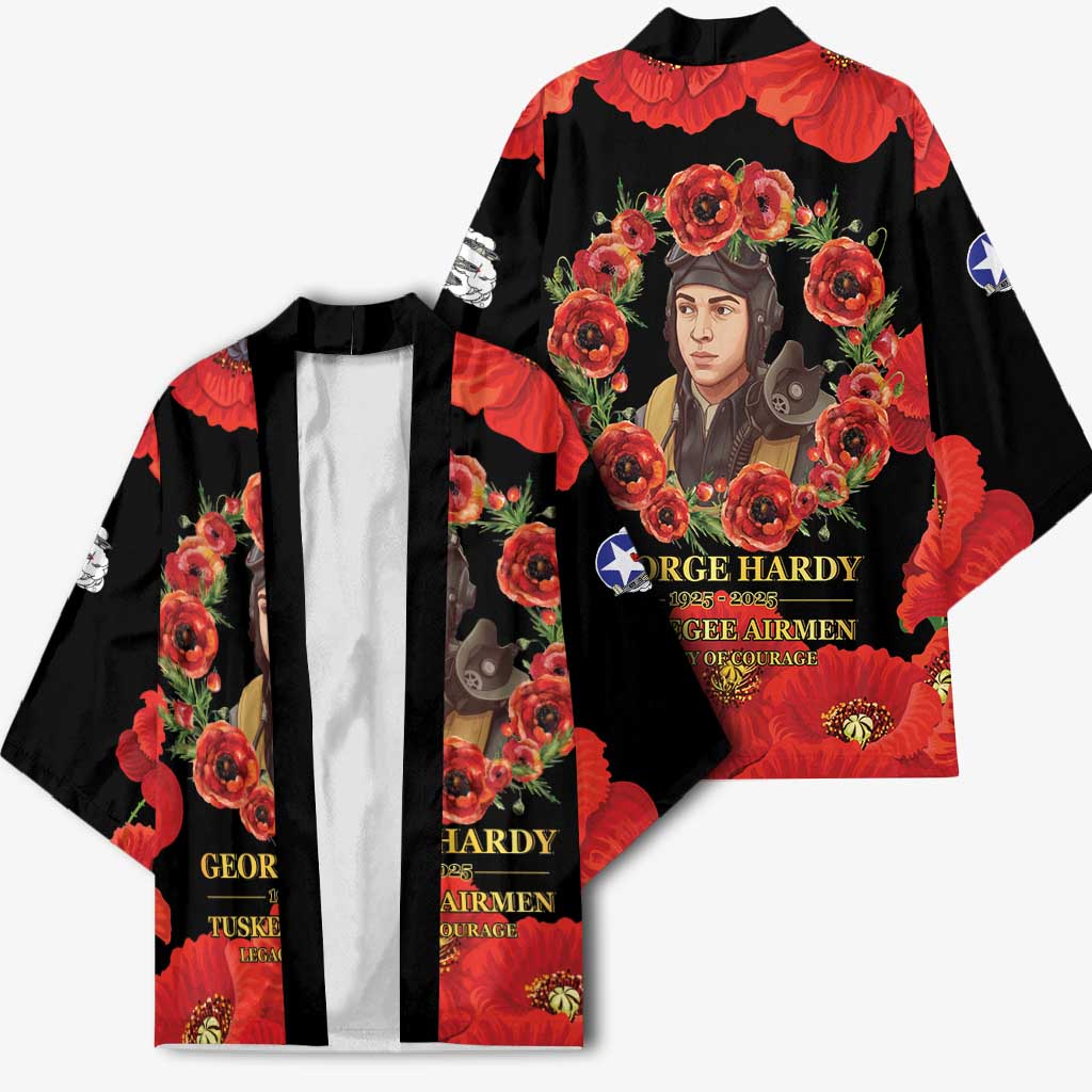 George Hardy Tuskegee Memorial Kimono Red Tail Pilots Legacy of Courage - Wonder Print Shop