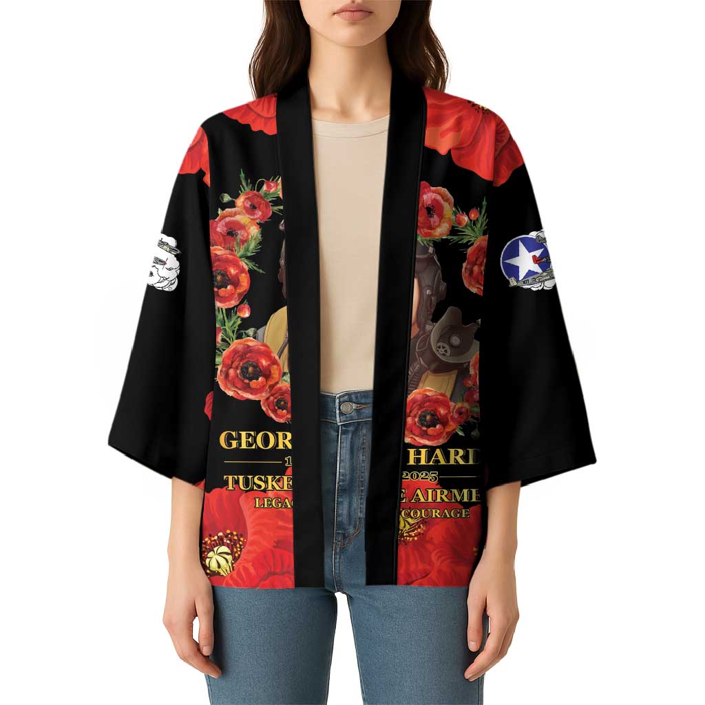 George Hardy Tuskegee Memorial Kimono Red Tail Pilots Legacy of Courage - Wonder Print Shop