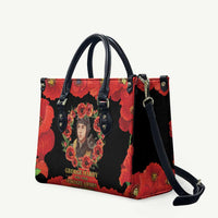 George Hardy Tuskegee Memorial Leather Bag Red Tail Pilots Legacy of Courage - Wonder Print Shop